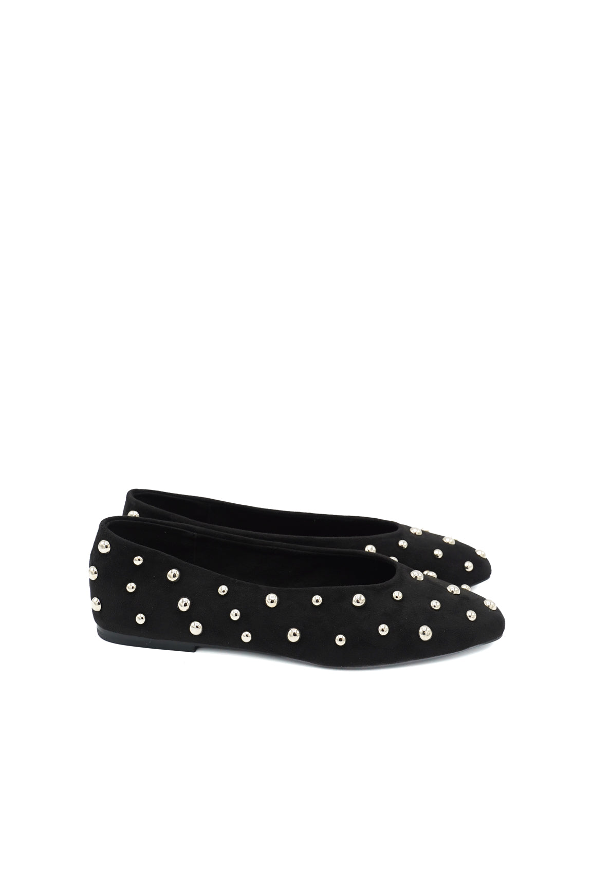 Gaia Shoes S26525 Ballerine scamosciate con borchie