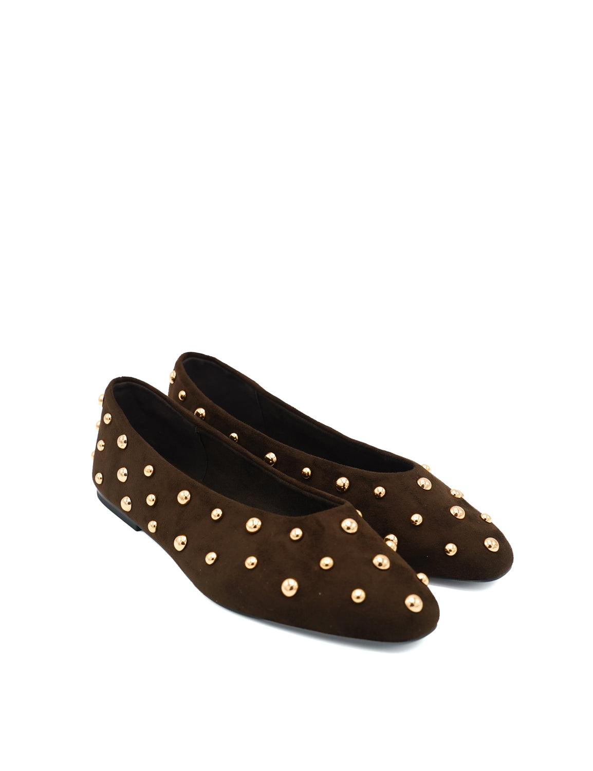 Gaia Shoes S26525 Ballerine scamosciate con borchie