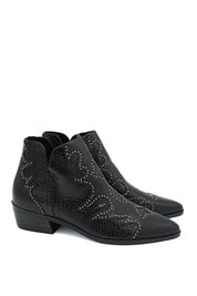 Gaia Shoes S26610 Stivaletti texani con decorazioni geometriche
