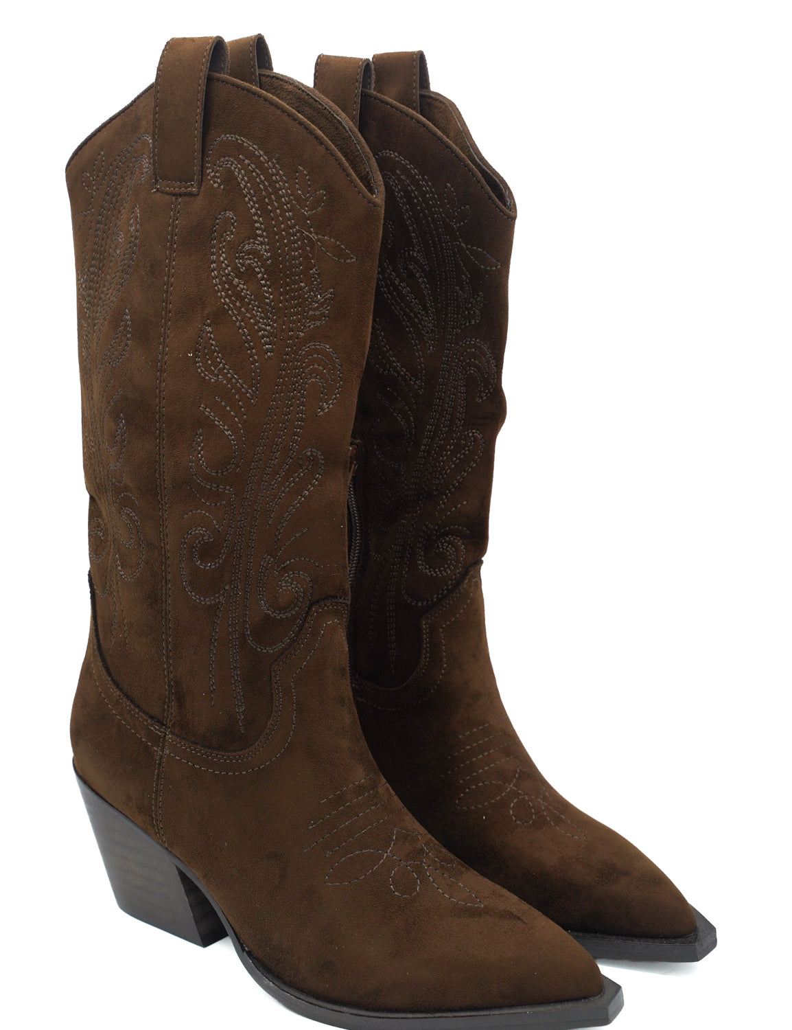 Gaia Shoes S26634 Texani con tipici ricami decorativi