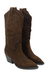 Gaia Shoes S26634 Texani con tipici ricami decorativi