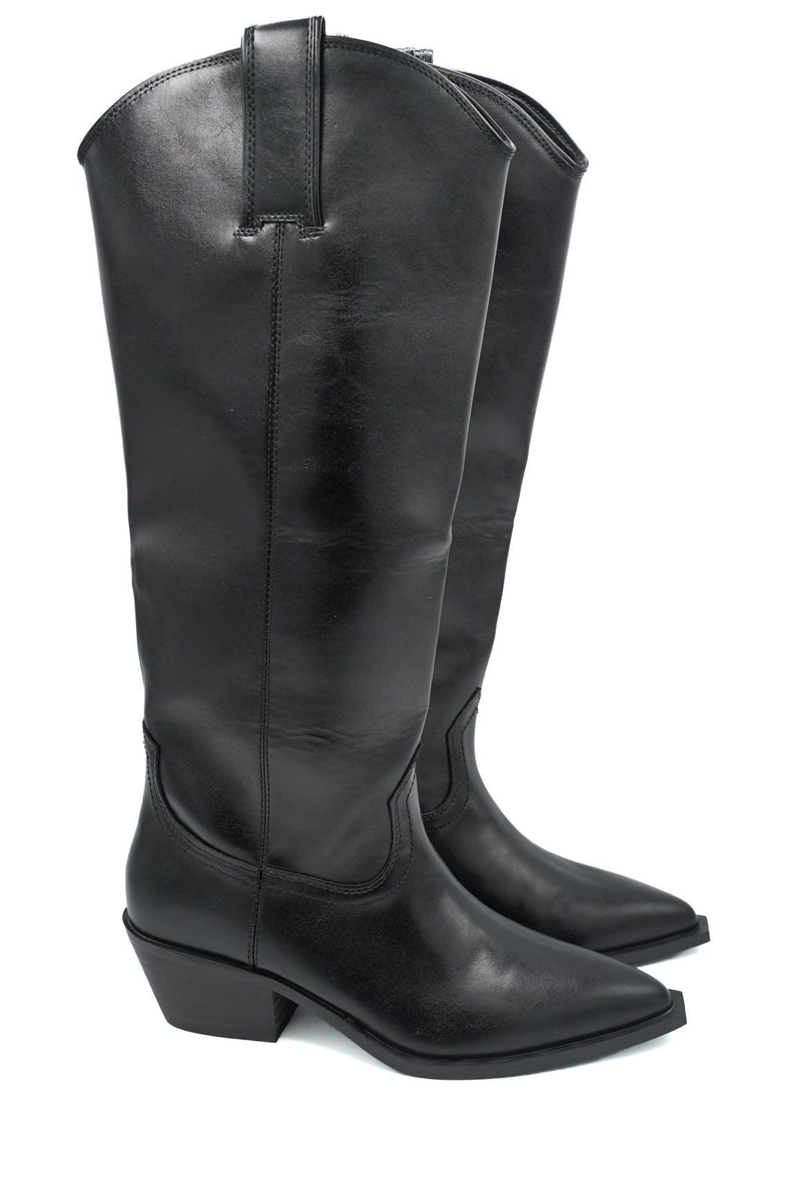 Gaia Shoes S26620 Texani alti al ginocchio senza ricami