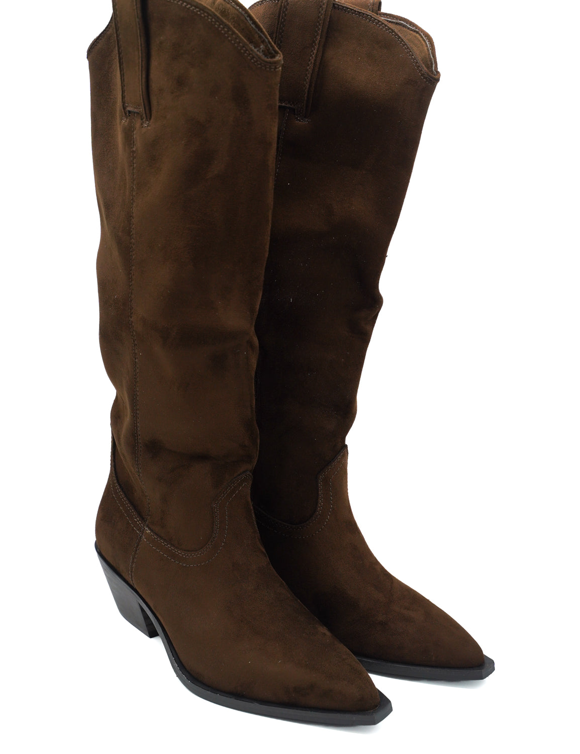 Gaia Shoes S26620 Texani alti al ginocchio senza ricami