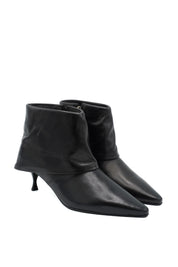 Gaia Shoes 115270300 Tronchetti in pelle con effetto risvolto