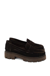 Gaia Shoes 100270007 Mocassini chunky scamosciati