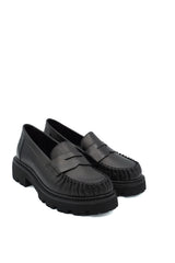 Gaia Shoes 100270007 Mocassini stile college con suola chunky