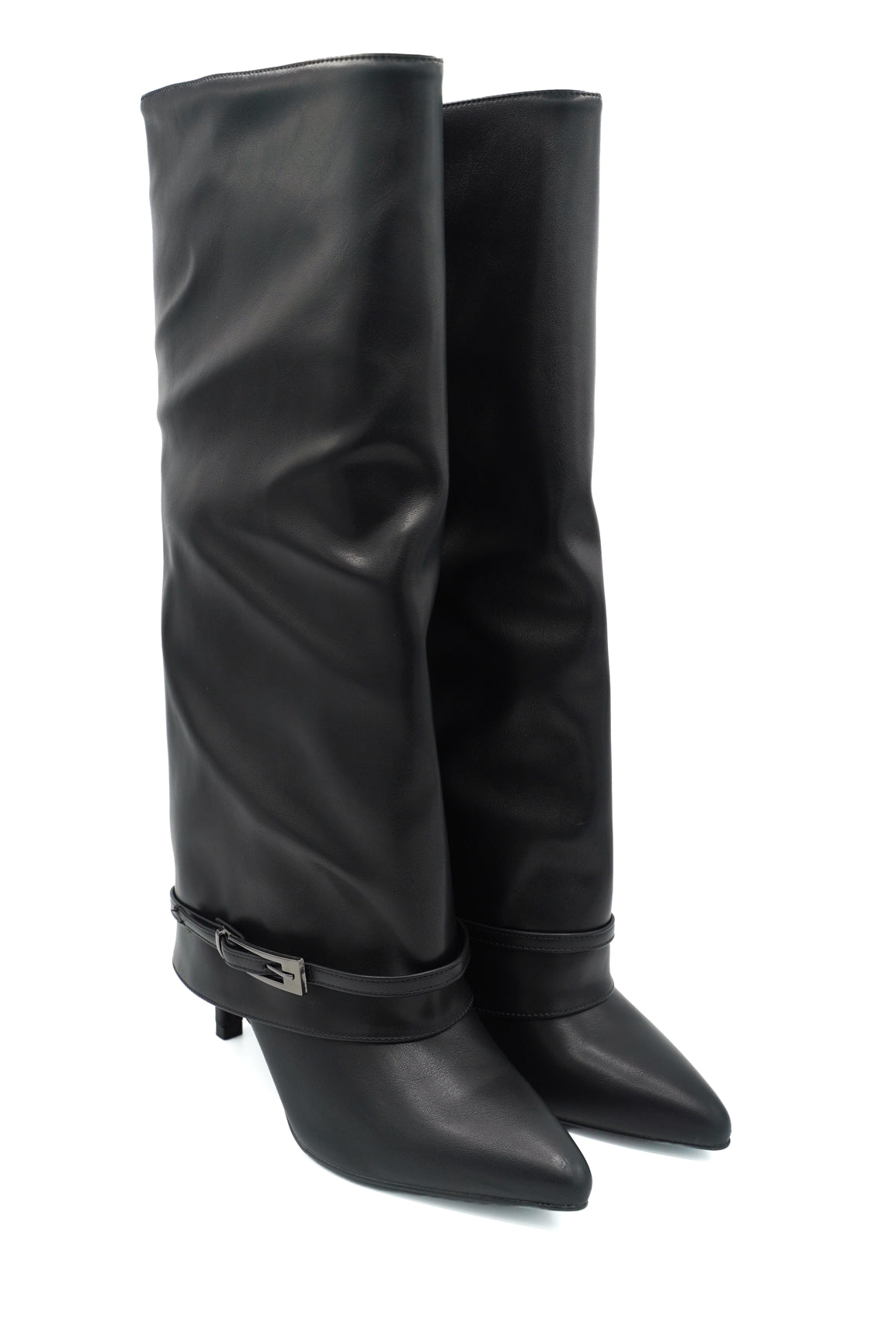 Gaia Shoes Margherita Stivali a punta con piegone