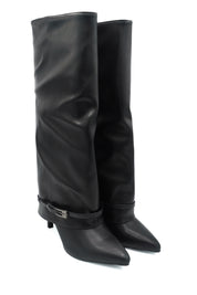 Gaia Shoes Margherita Stivali a punta con piegone