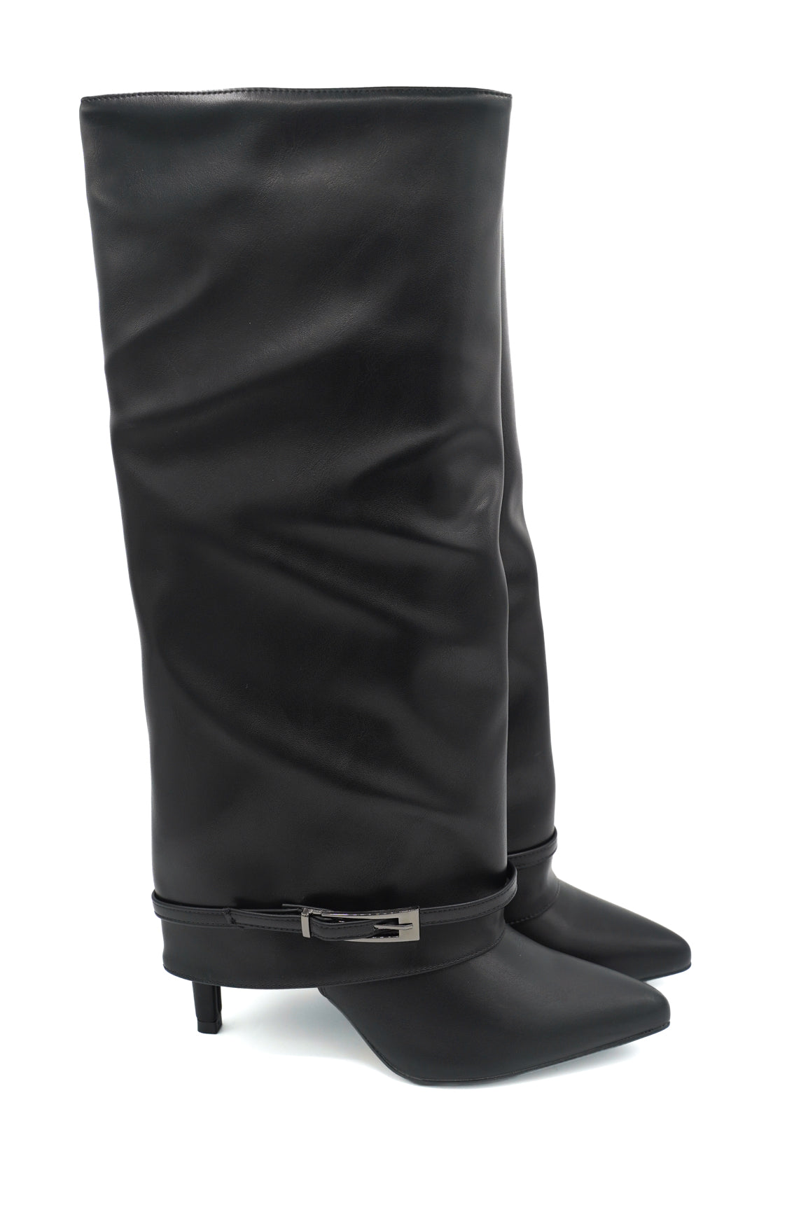 Gaia Shoes Margherita Stivali a punta con piegone