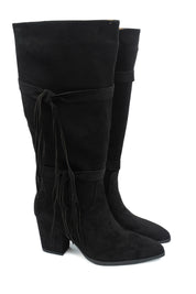 Gaia Shoes Alice Stivale alto con frange