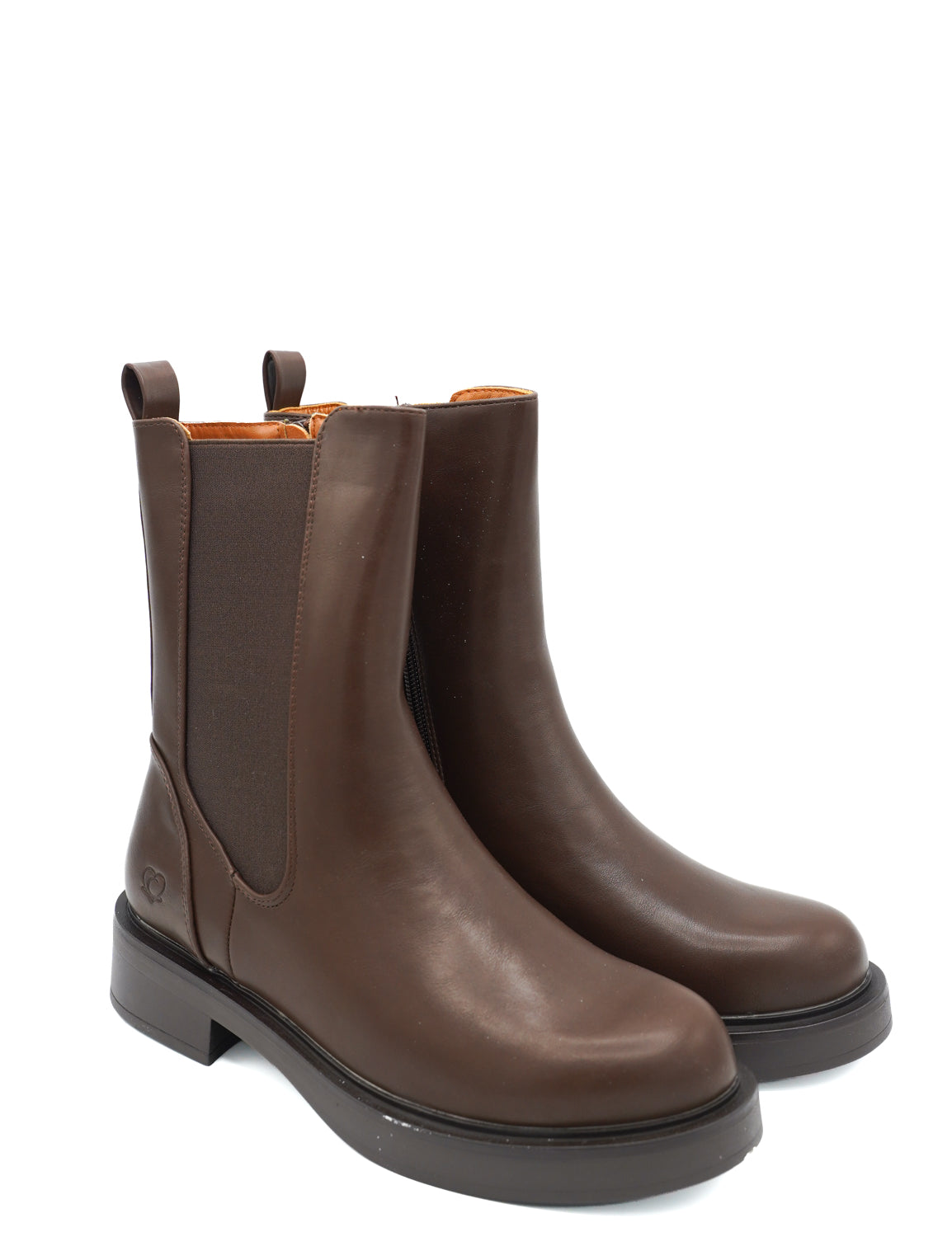Gaia Shoes Sibilla Chelsea con punta arrotondata
