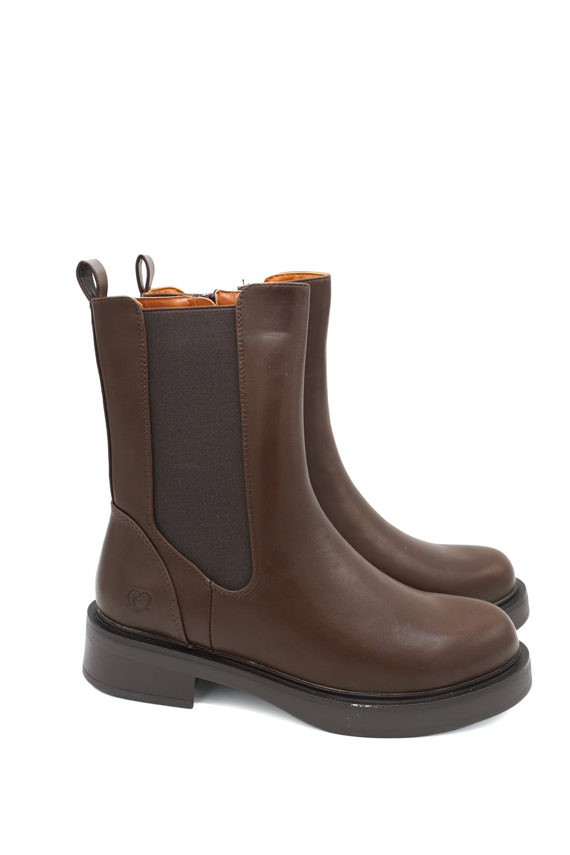 Gaia Shoes Sibilla Chelsea con punta arrotondata