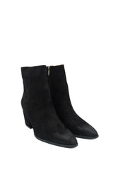 Gaia Shoes Alessia Ankle boot scamosciato con punta affusolata