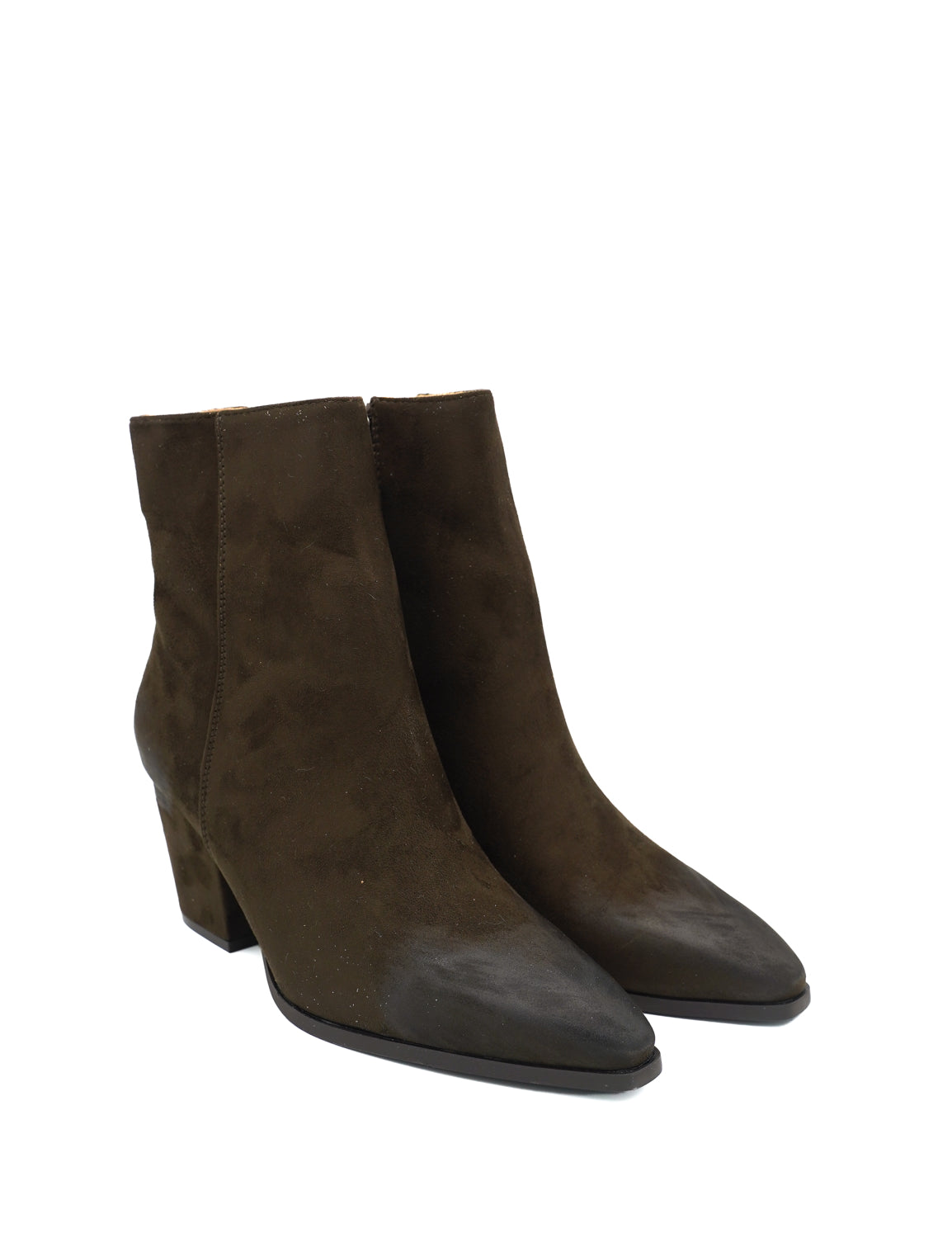 Gaia Shoes Alessia Ankle boot scamosciato con punta affusolata