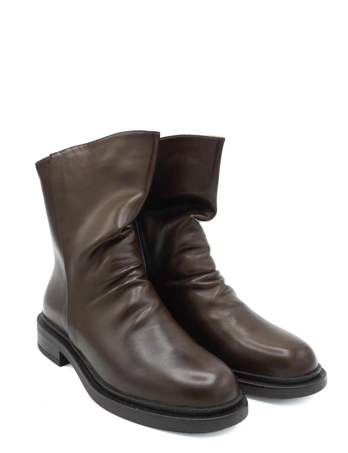 Gaia Shoes Sofia Stivaletti drappeggiati con gambale morbido