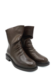Gaia Shoes Sofia Stivaletti drappeggiati con gambale morbido