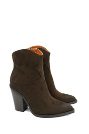 Gaia Shoes Susanna Texani scamosciati con tacco 9 cm
