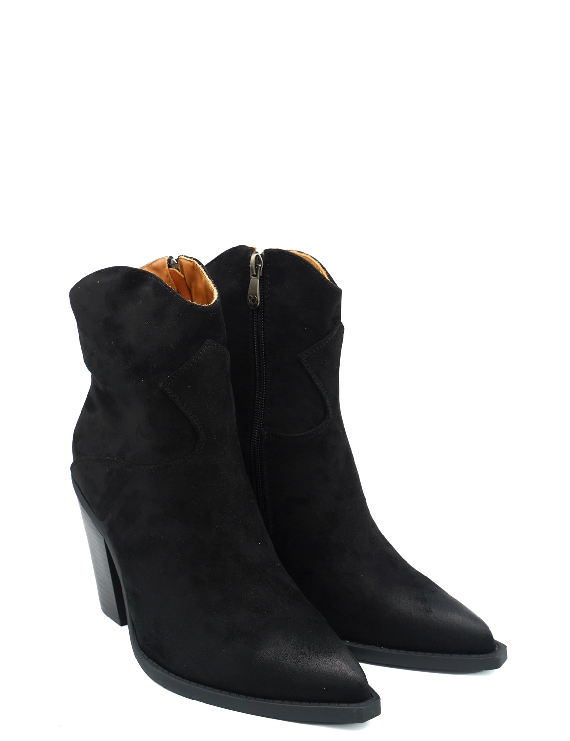 Gaia Shoes Susanna Texani scamosciati con tacco 9 cm