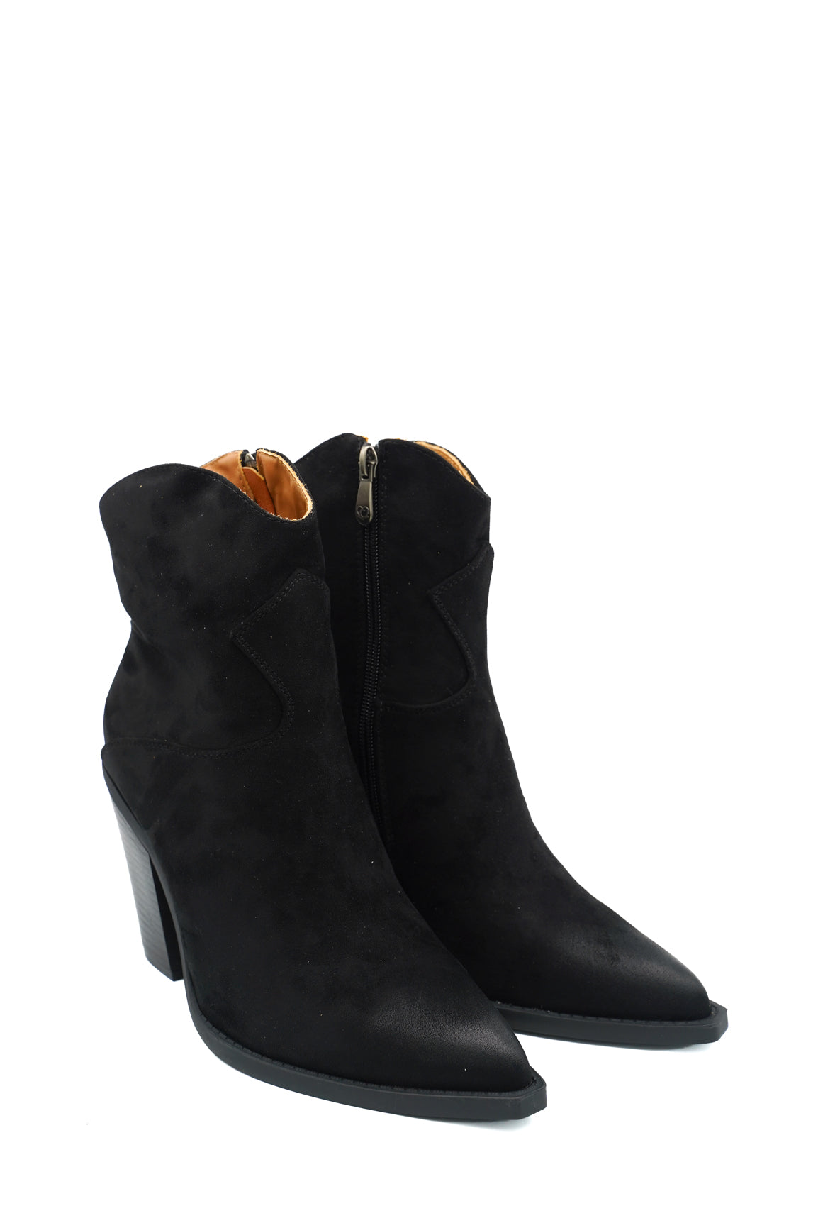 Gaia Shoes Susanna Texani scamosciati con tacco 9 cm