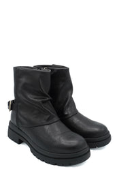 Gaia Shoes 555 Biker slouchy a effetto stropicciato
