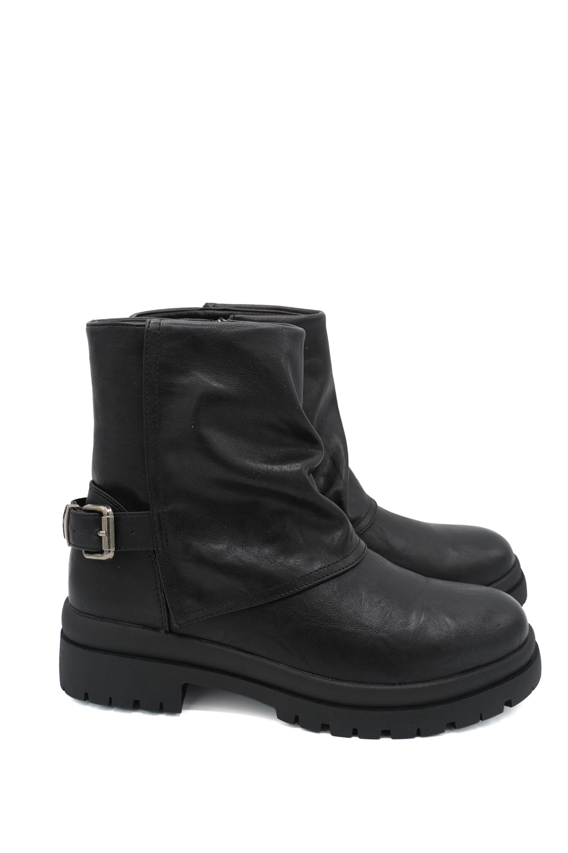 Gaia Shoes 555 Biker slouchy a effetto stropicciato