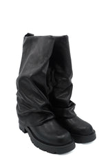 Gaia Shoes 123 Stivali fold-over con suola carrarmato