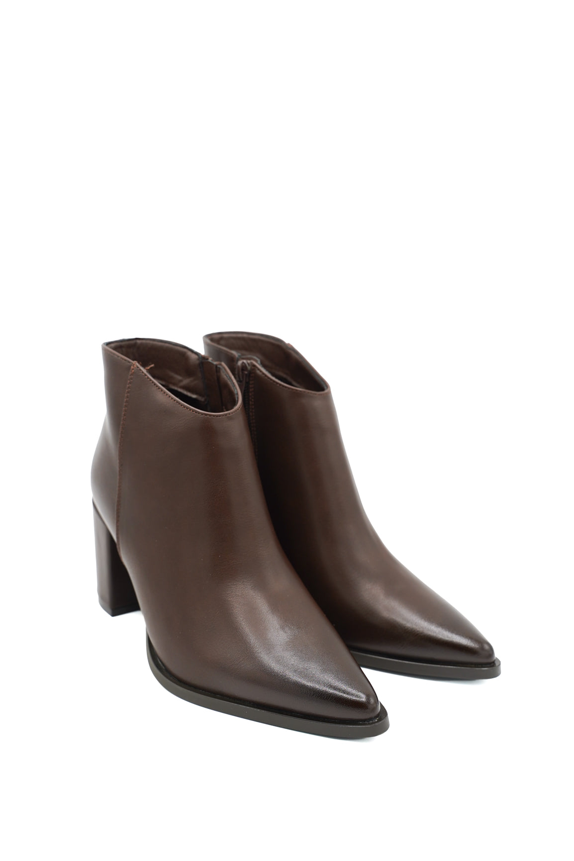 Gaia Shoes 371 Tronchetti a punta con tacco largo