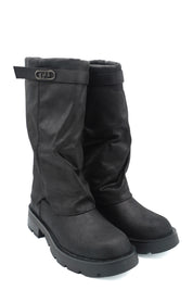 Gaia Shoes 132 Stivali con gambale morbido con track sole