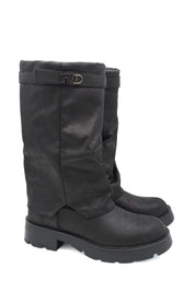 Gaia Shoes 132 Stivali con gambale morbido con track sole