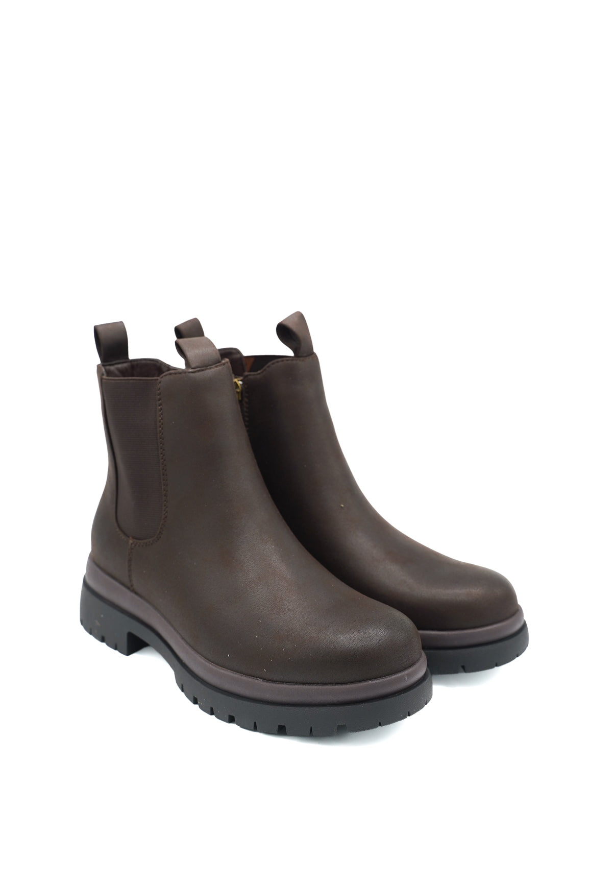 Gaia Shoes 556 Stivaletti chelsea ocon suola track in gomma