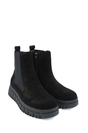 Gaia Shoes 143 Chelsea boot scamosciati con suola spessa