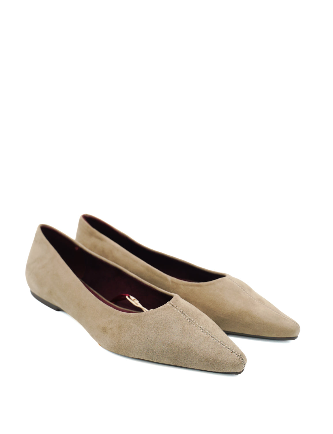 Isteria 1267 Ballerine scamosciate a punta