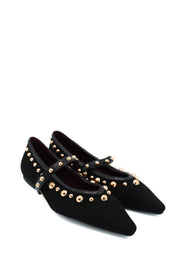 Isteria 1272 Mary Jane Ingridin suede con borchie sferiche