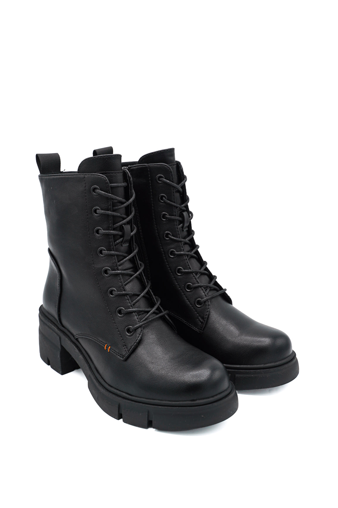 Gaia Shoes Manuela Anfibi stringati con design militare