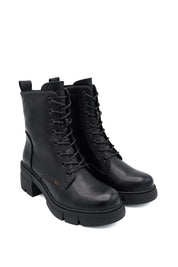 Gaia Shoes Manuela Anfibi stringati con design militare