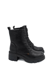 Gaia Shoes Manuela Anfibi stringati con design militare