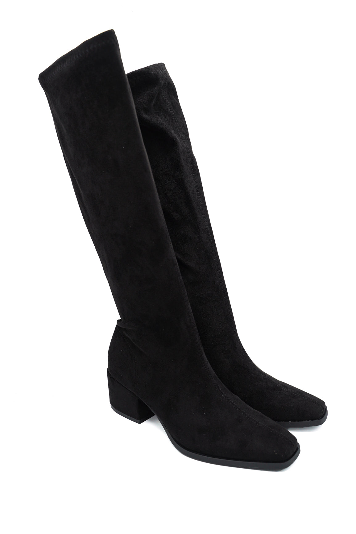 Gaia Shoes Altea Stivali alti scamosciati con punta squadrata