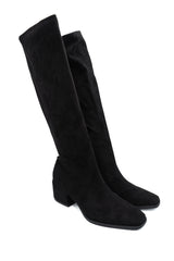 Gaia Shoes Altea Stivali alti scamosciati con punta squadrata