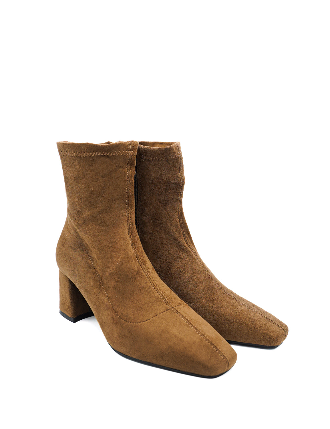 Gaia Shoes Azzurra Sock boot con punta squadrata