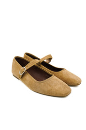 Gaia Shoes Ramona Ballerine scamosciate con cinturino