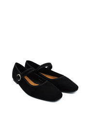 Gaia Shoes Ramona Ballerine scamosciate con cinturino