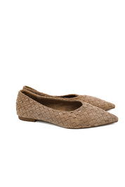 Gaia Shoes Rosalia Ballerine a punta con lavorazione intrecciata