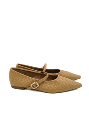 Gaia Shoes Romina Ballerine Mary Jane con lavorazione intrecciata