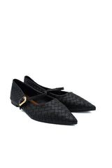Gaia Shoes Romina Ballerine Mary Jane con lavorazione intrecciata