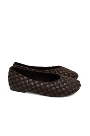 Gaia Shoes Raffaella Ballerine a punta tonda con motivo a scacchi