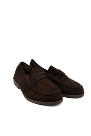 Gaia Shoes Rita Mocassini penny loafer scamosciati intrecciati