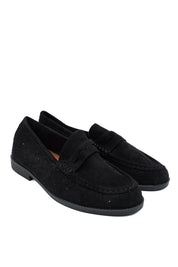 Gaia Shoes Rita Mocassini penny loafer scamosciati intrecciati