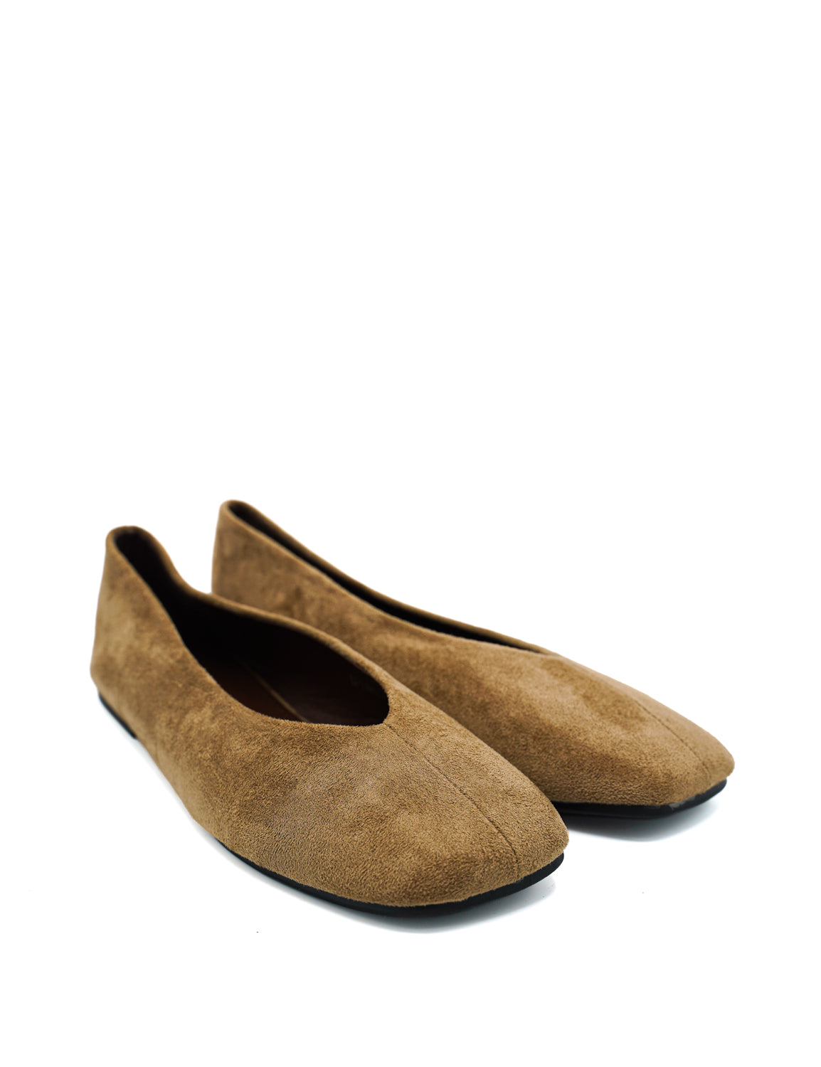 Gaia Shoes Rosa Ballerine flat con scollo a goccia