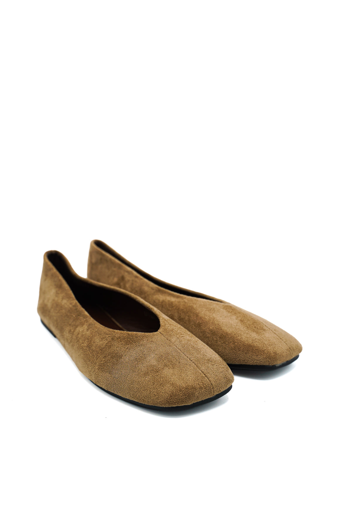 Gaia Shoes Rosa Ballerine flat con scollo a goccia