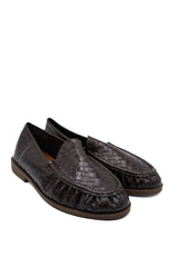 Gaia Shoes Regina Mocassini con lavorazione intrecciata
